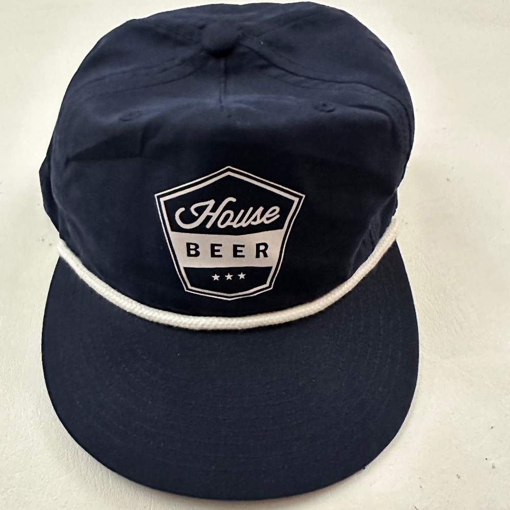 NEW House Beer House Brewery Co Los Angeles Blue Snapback Hat Cap Adjustable